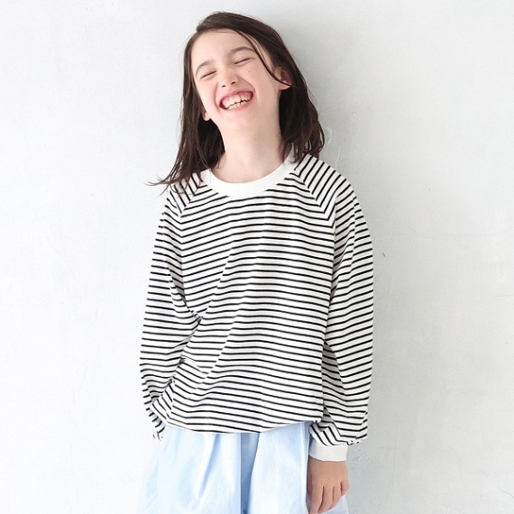 【25SS】ボーダー L/S Tシャツ / ブラック