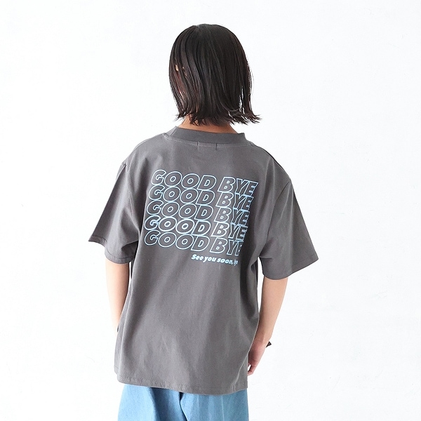 【25SS】BYE Tシャツ / チャコールグレー