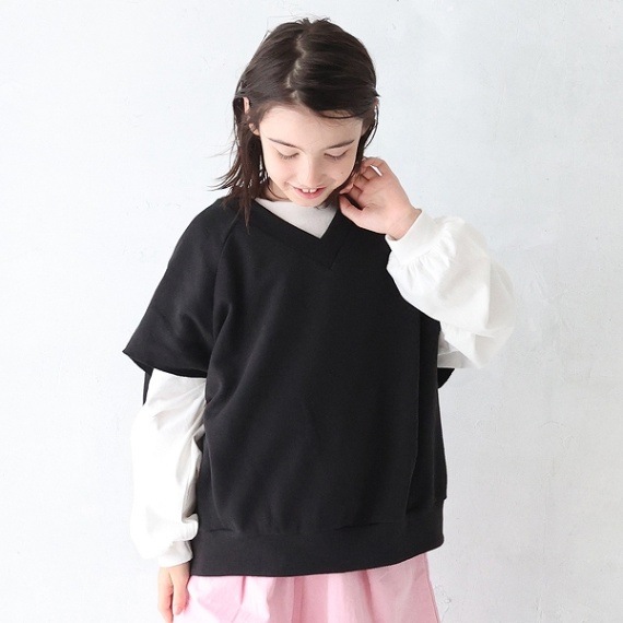 【25SS】デザインベスト / アッシュグレー