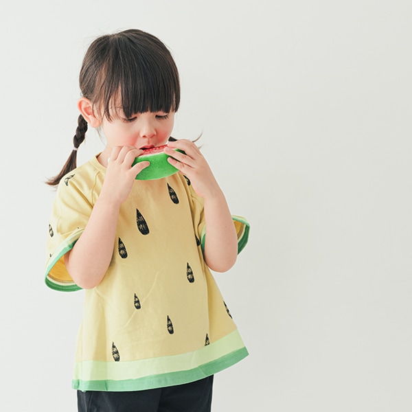 【25SS】スイカなりきりTシャツ / レッド