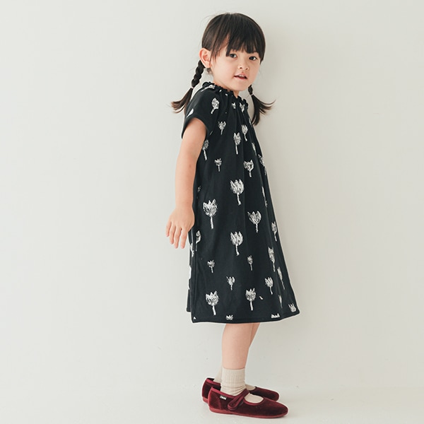 【25SS】チューリップワンピース / ブラック