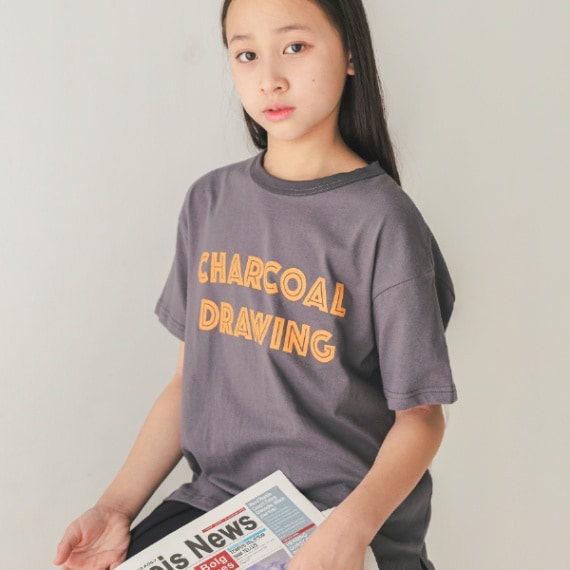 【25SS】CHARCOAL　Tシャツ / チャコールグレー