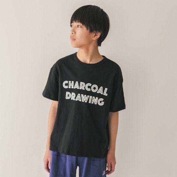 【25SS】CHARCOAL　Tシャツ / ブラック