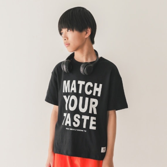 【25SS】MATCH YOUR　Tシャツ / ブラック