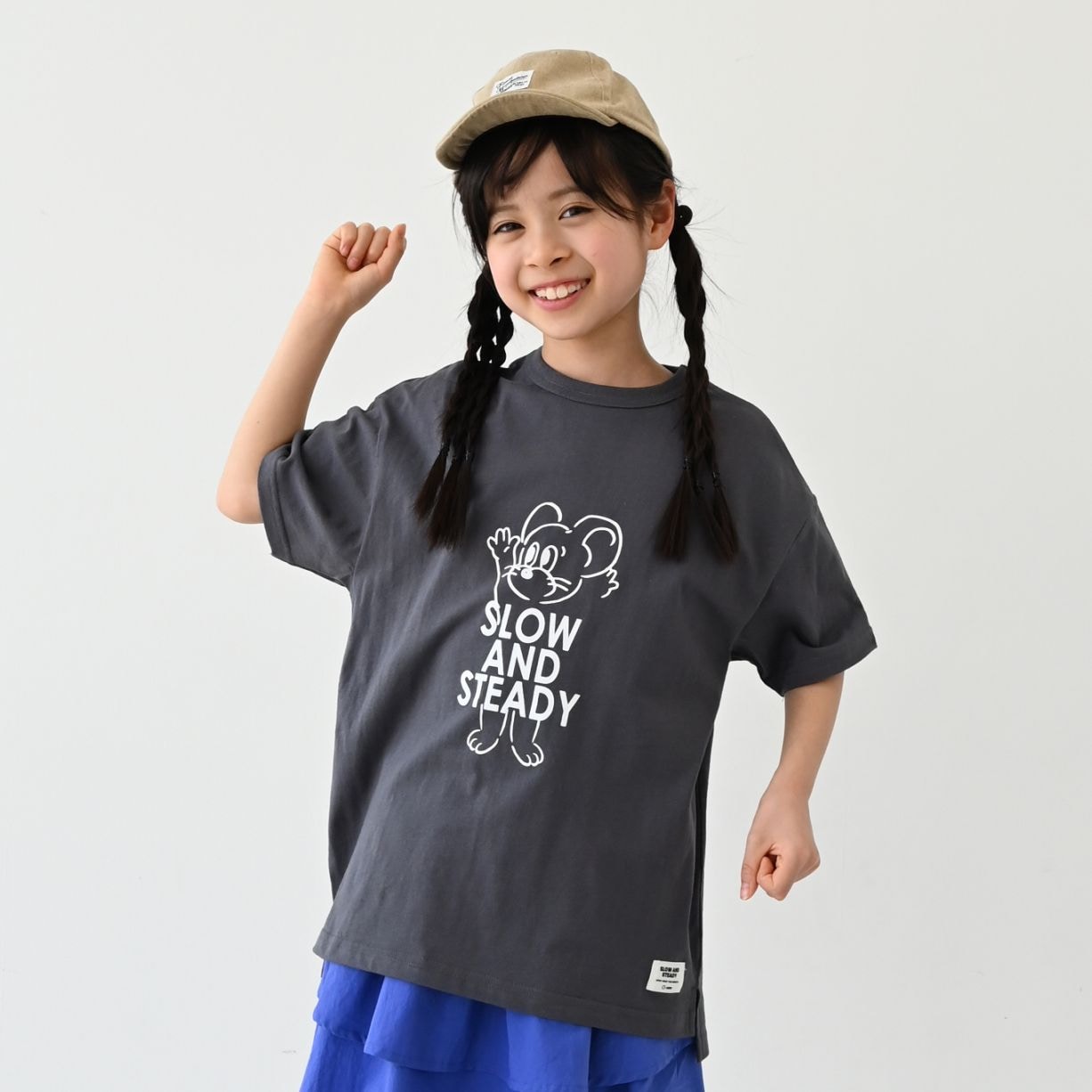 【25SS】SLOW　Tシャツ / チャコールグレー