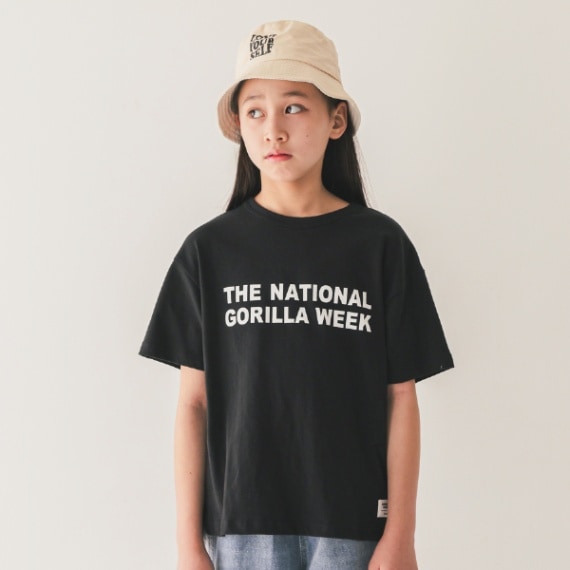 【25SS】GORILLA WEEK　Tシャツ / ブラック