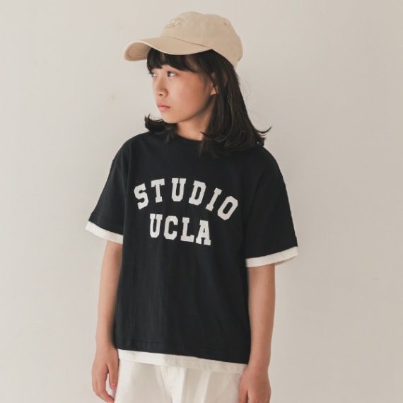 【25SS】STUDIO UCLA　Tシャツ / ブラック