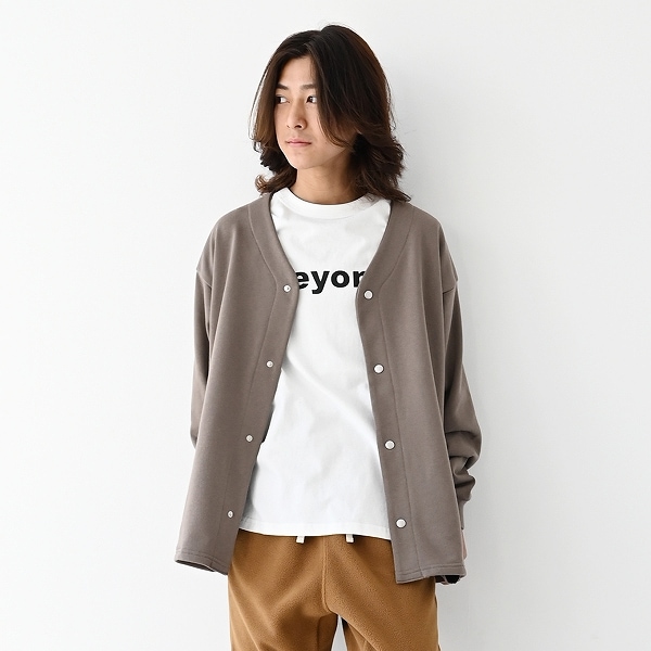 【25FW】ノーカラーJK / アッシュグレー