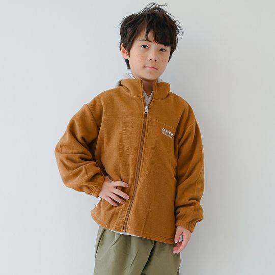 【25FW】フリーススタンドカラーJK / キャメル