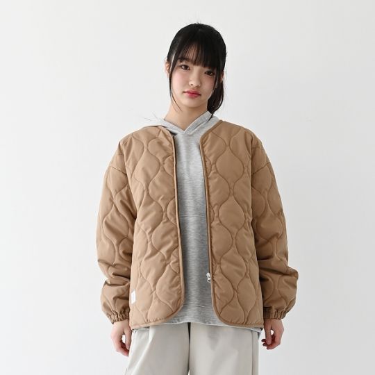 【25FW】キルティングジャケット / ベージュ