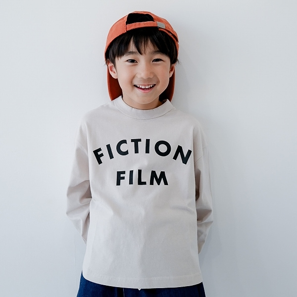 【25FW】FICTIONFILM L/S Tシャツ / チャコールグレー