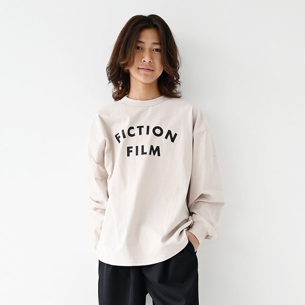 【25FW】FICTIONFILM L/S Tシャツ / サンド