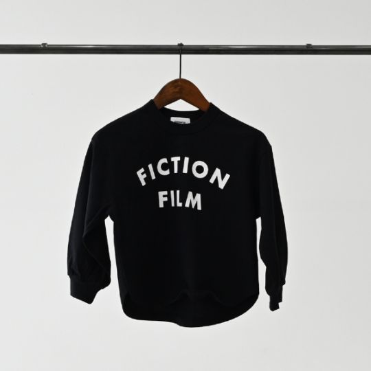 【25FW】FICTIONFILM L/S Tシャツ / チャコールグレー