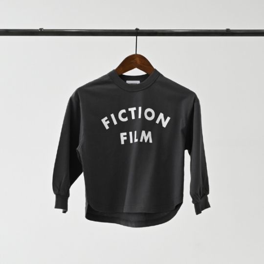 【25FW】FICTIONFILM L/S Tシャツ / ブラック