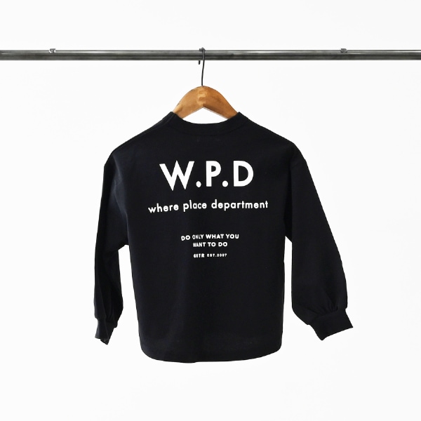 【25FW】W.P.D L/S Tシャツ / ブラック