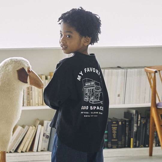 【25FW】GOODSPACE L/S Tシャツ / ブラック