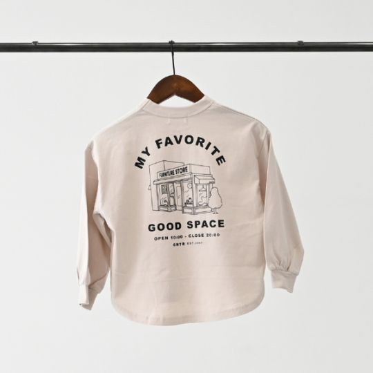 【25FW】GOODSPACE L/S Tシャツ / ホワイト
