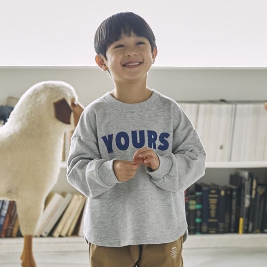 【25FW】YOURSトレーナー / アイボリー