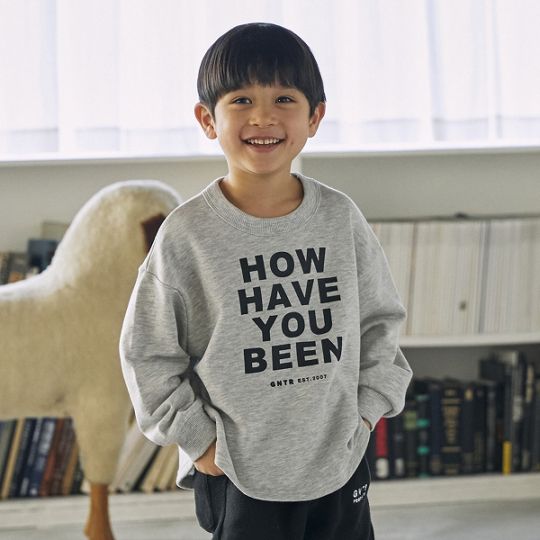 【25FW】HOWHAVE トレーナー / 杢グレー