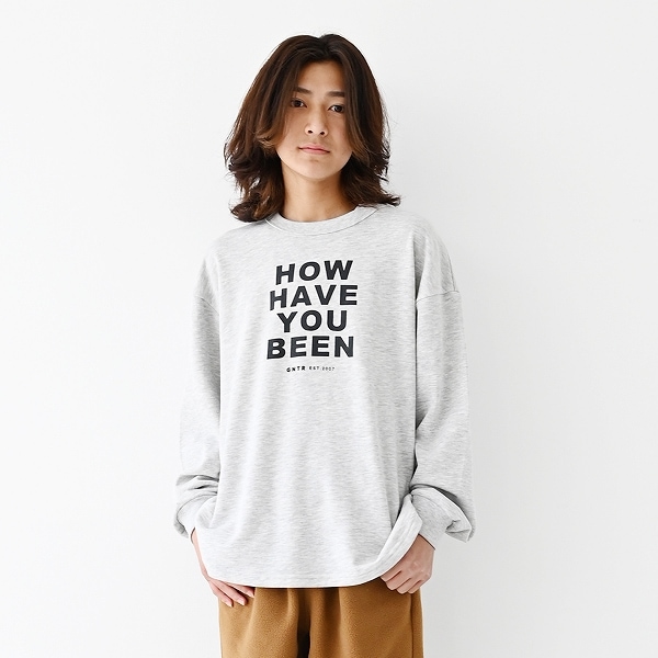 【25FW】HOWHAVE トレーナー / チャコールグレー