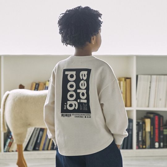 【25FW】goodidea トレーナー / アッシュグレー