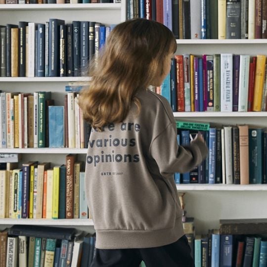 【25FW】THINK トレーナー / アッシュグレー