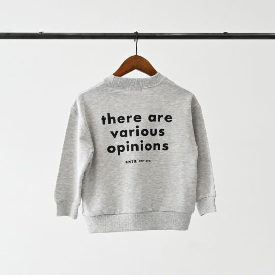 【25FW】THINK トレーナー / アッシュグレー