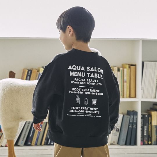 【25FW】AQUASALON トレーナー / 杢グレー