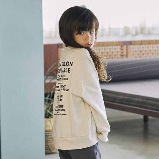 【25FW】AQUASALON トレーナー / ブラック