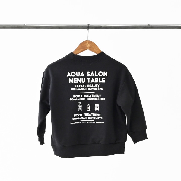 【25FW】AQUASALON トレーナー / 杢グレー