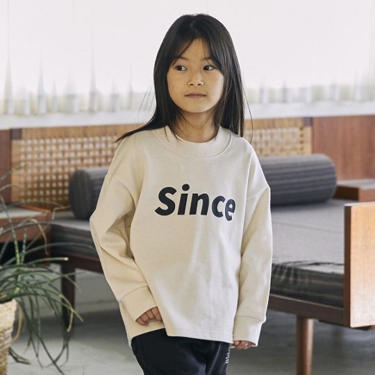 【25FW】Since トレーナー / チャコールグレー