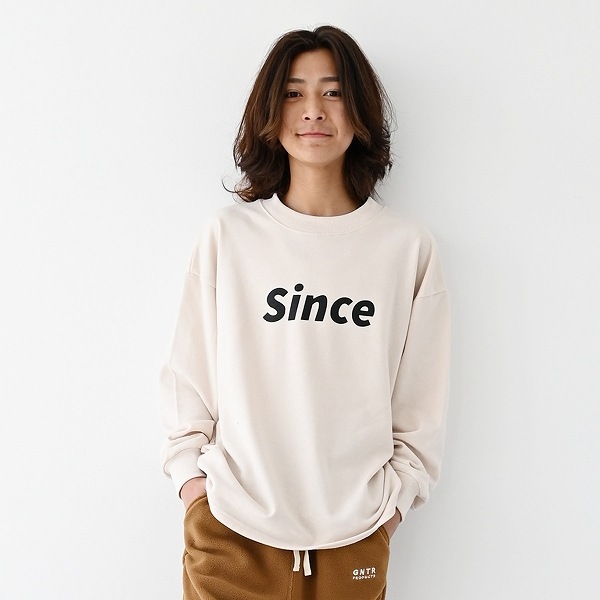 【25FW】Since トレーナー / チャコールグレー