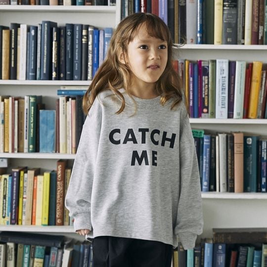 【25FW】CATCHME トレーナー / 杢グレー