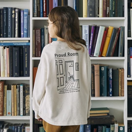 【25FW】PROUDROOM トレーナー / 杢グレー