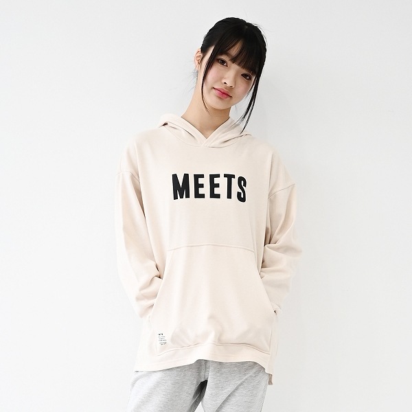 【25FW】MEETS パーカー / チャコールグレー