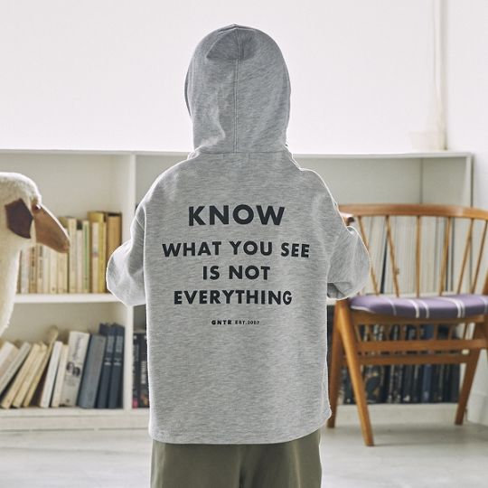 【25FW】KNOW パーカー / ブラック