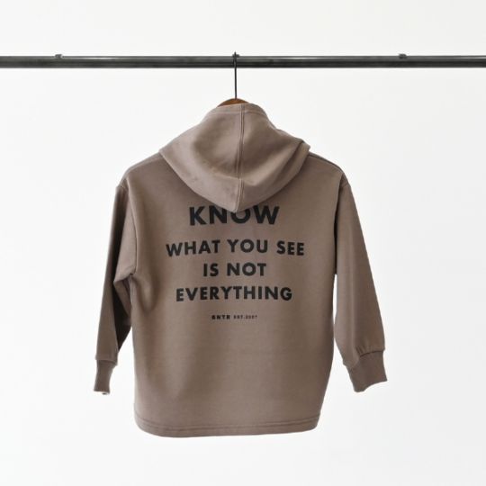 【25FW】KNOW パーカー / アッシュグレー