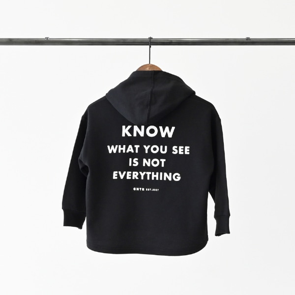 【25FW】KNOW パーカー / ブラック