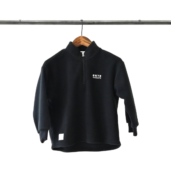 【25FW】フリースハーフジッププルオーバー / 杢グレー