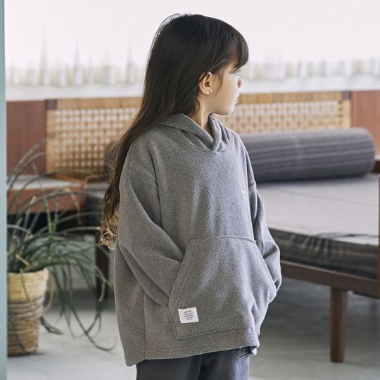 【25FW】フリースパーカー / 杢グレー