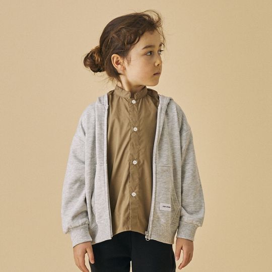 【25FW】ジップパーカー / 杢グレー