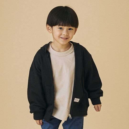 【25FW】ジップパーカー / ブラック