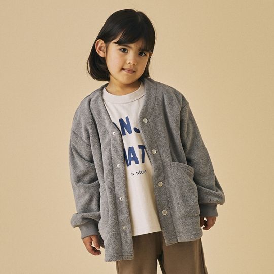 【25FW】フリースノーカラーJK / 杢グレー