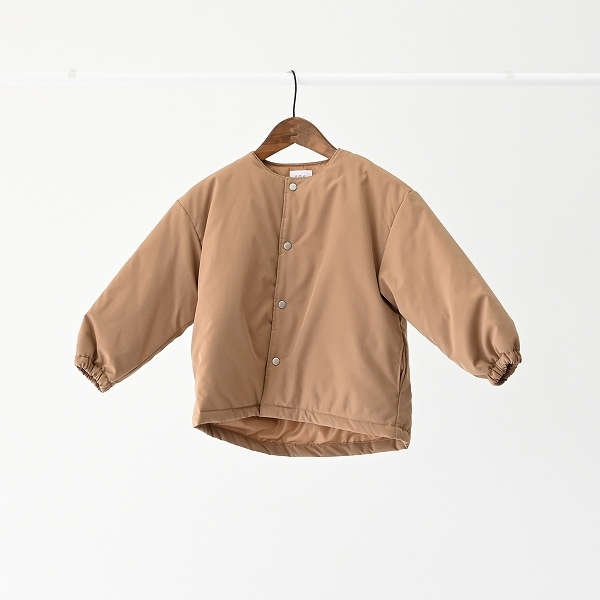 【25FW】ノーカラージャケット / ベージュ