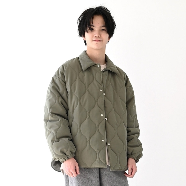 【25FW】キルティングジャケット / ブラック