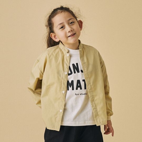 【25FW】マオカラーシャツ / グレージュ