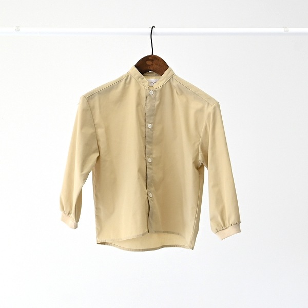【25FW】マオカラーシャツ / グレージュ