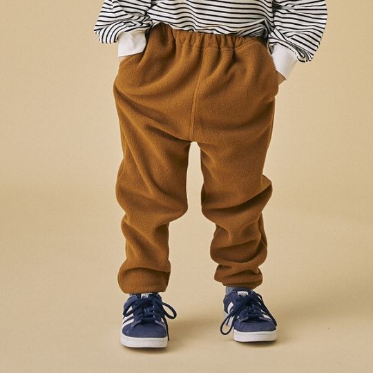 【25FW】フリースロングパンツ / ブラック