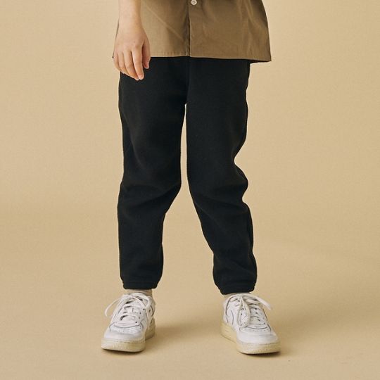 【25FW】フリースロングパンツ / ブラック