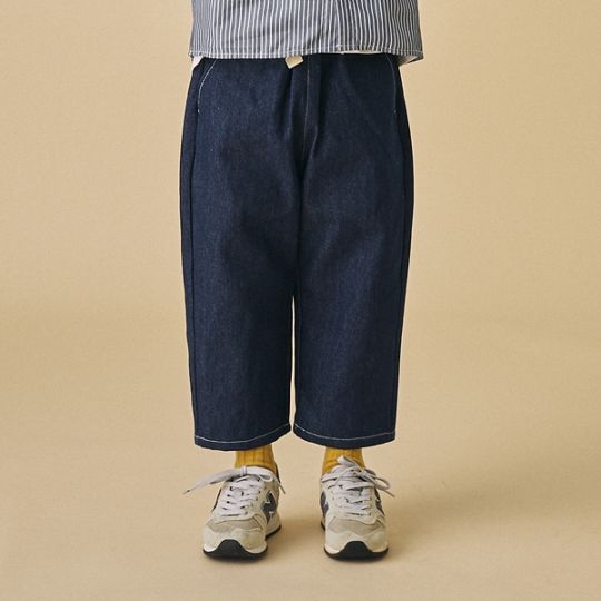 【25FW】デニムイージーパンツ / ネイビー